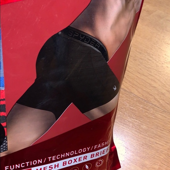 Spyder Performance Mesh Mens Boxer Briefs 3 Pack - Picture 5 of 10